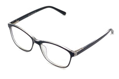 Merlin Glasses Frame Black Transparent - RM36