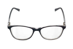 Merlin Glasses Frame Black Transparent - RM36