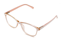 Merlin Pink White Glasses Frame - RM39