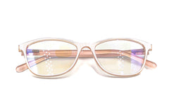 Merlin Pink White Glasses Frame - RM39