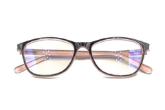 Merlin Glasses Frame Pink Black - RM38