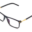 Sharp Black Glasses Frame - RM25